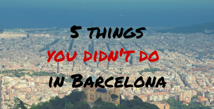 things to do in barcelona