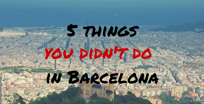 dingen om te doen in Barcelona